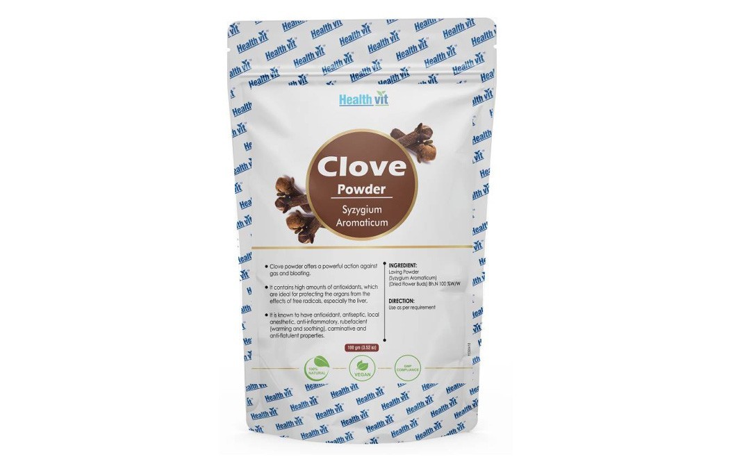 Health Vit Clove Powder (Syzygium Aromaticum)   Pack  100 grams